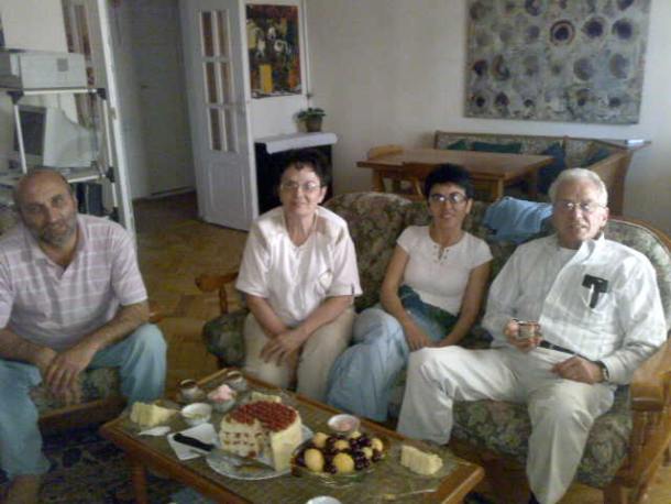 Dr Jack Danielian visiting Karoyan's, Yerevan 6/07